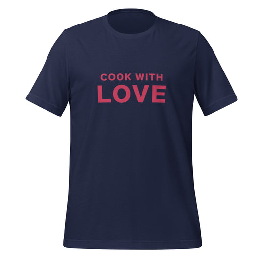 "Cook with Love" Cotton T-Shirt